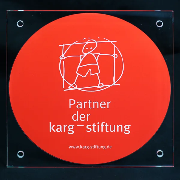 Bedrucktes Rundglas-Element – Glasdruck Hamburg